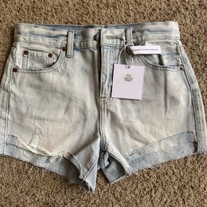 Pistola Kylee Relaxed High Rise Cuffed Shorts size 25